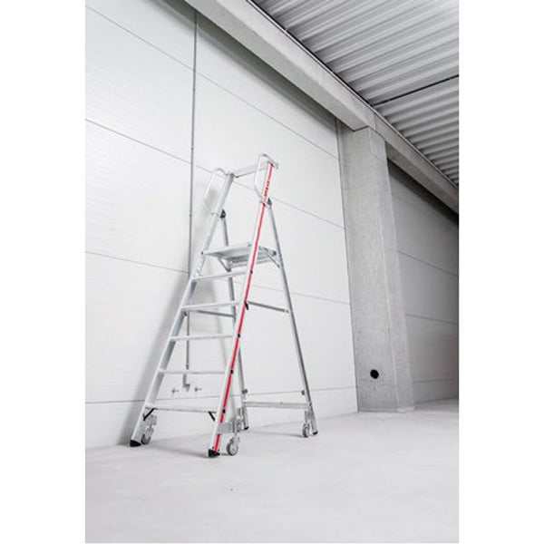 Escabeau roulant 5 marches - Hauteur max. de travail 3.15m - 858005 - 3