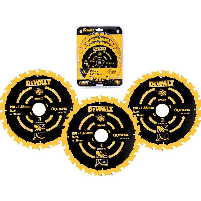 DeWalt DT1472-QZ Lame Scie Circulaire Multi-Matériaux 4T Diamant – 190/30 Mm