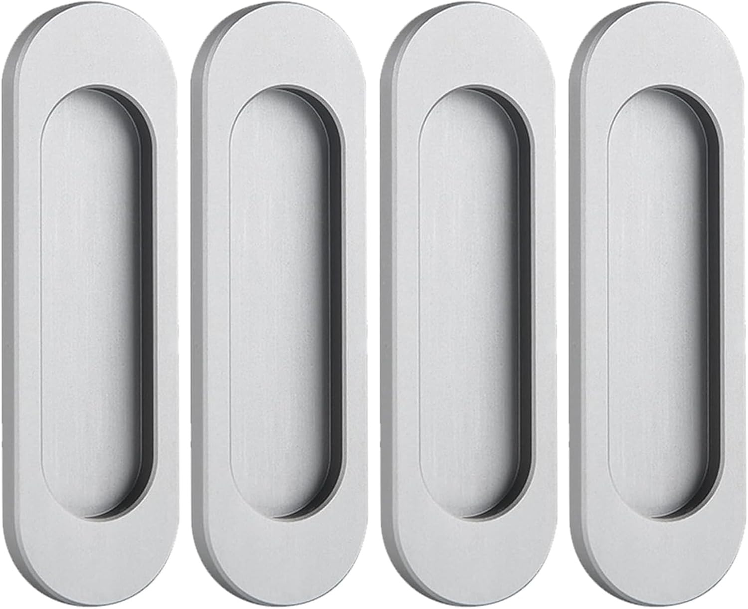 Guidre Lot De 4 Poignées De Porte Coulissante Ovales Auto