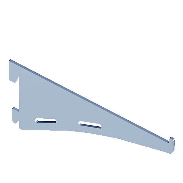 Element System Design Traeger 10103 Acciaio 1 pezzi, bianco di alluminio RAL 9006, 10102-00030
