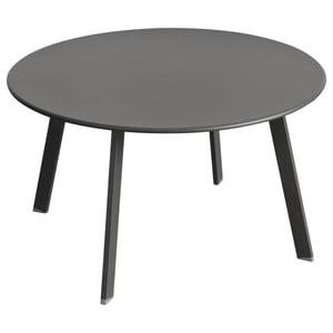 Tavolo Da Bar Rotondo In Alluminio Grigio