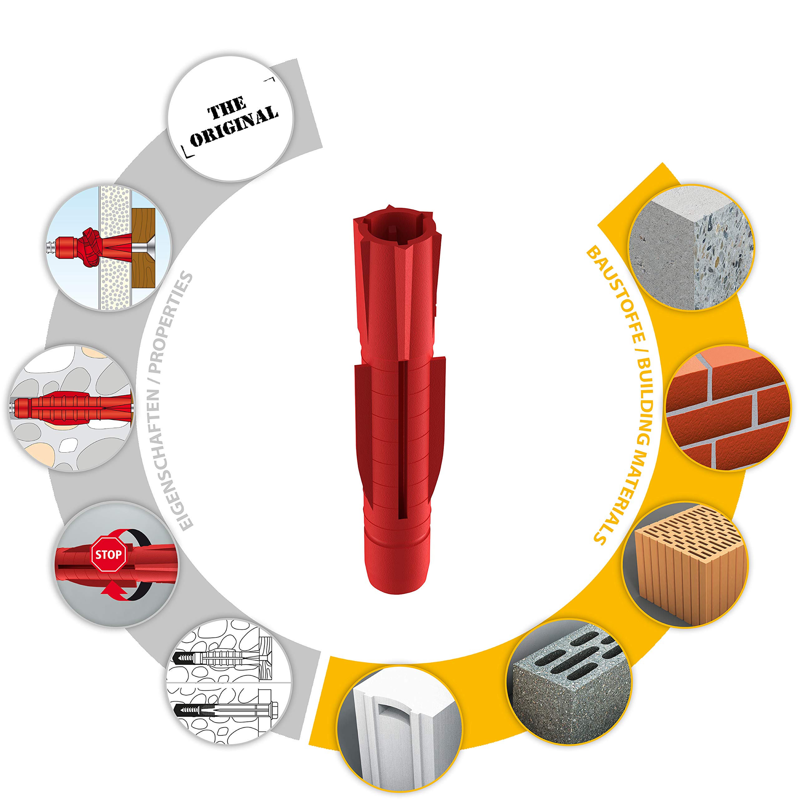 TOX Chevilles multi usages TRI 12/71 (Par 25) - 6