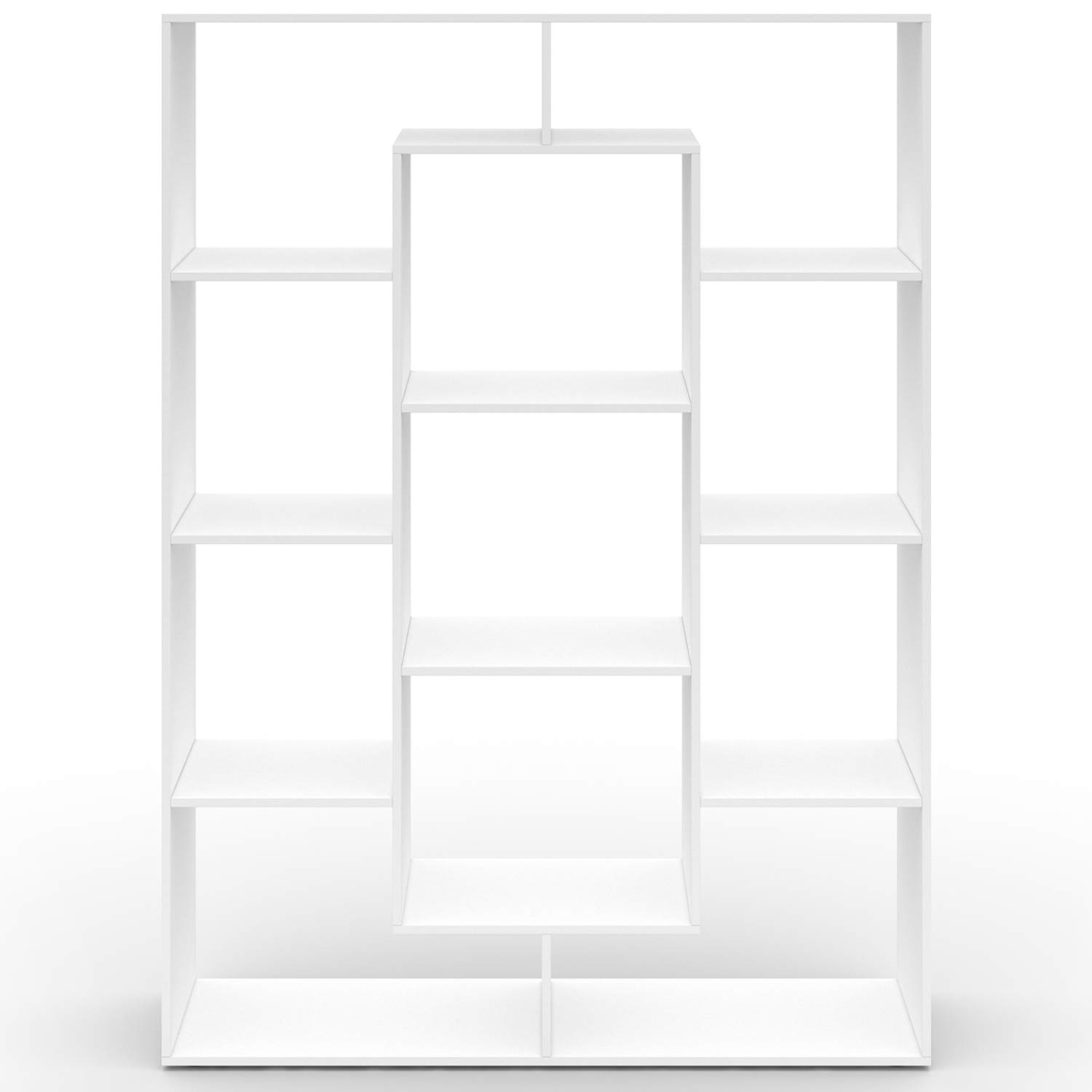 Etagère bibliothèque COLETTE avec 11 compartiments blanc 143 cm - 3