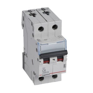 Lot De 6 Disjoncteurs Legrand 2P D20 - Réf 06634 AX971