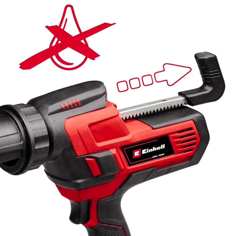 Pistolet à sceller Einhell TE-SG 18/10 Li 18 V – Pour cartouches de 310 ml – Corps uniquement - 5