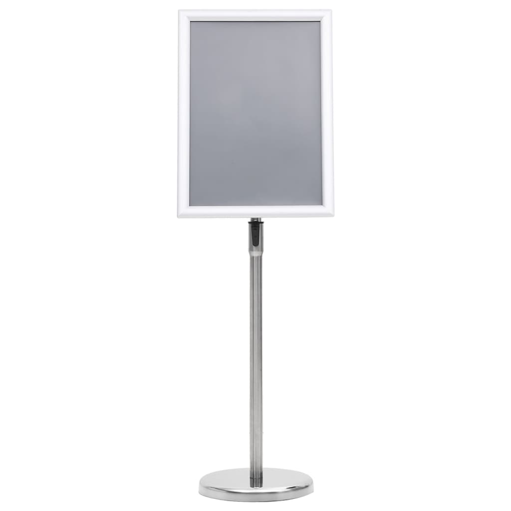 DisplayLager Présentoir à brochures pliable pour 6 x A4 en aluiniu