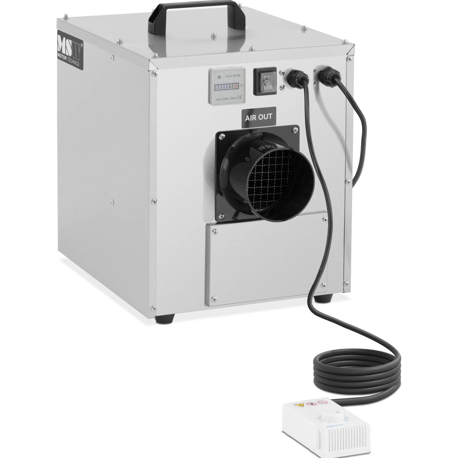 Lapsight 90L/Día Deshumidificador Industrial con Bomba: Dehumidifier con Manguera de Drenaje para Espacios de Hasta 300m²/600m³, Deshumificadores de Humedad para el Hogar, Sótanos, Almacén
