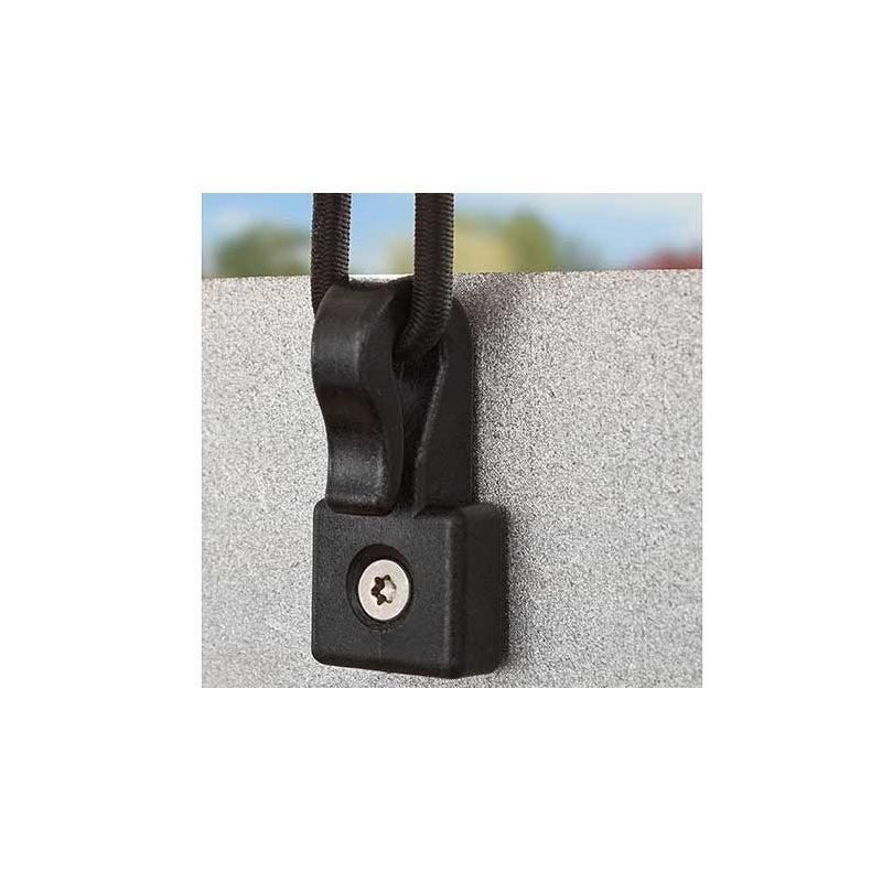 Store vertical 1,8 x 2,5 m enrouleur extérieur terrasse ou balcon - Armature Blanc laqué - Toile Gris anthracite - 6