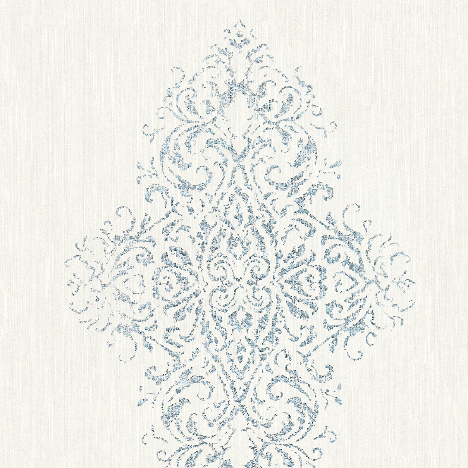Papel pintado damasco papel pintado azul y blanco para pasillo, salón & dormitorio papel pintado vinílico estilo barroco elegante