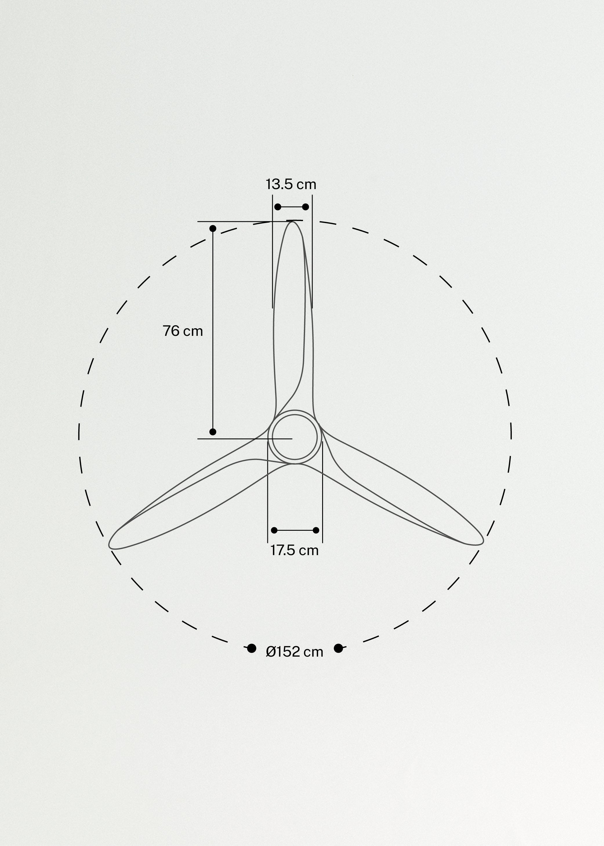 WIND CENTURY L - Ventilador de teto 40W silencioso Ø152 cm 100% madeira - Com luz - sem wifi - 8