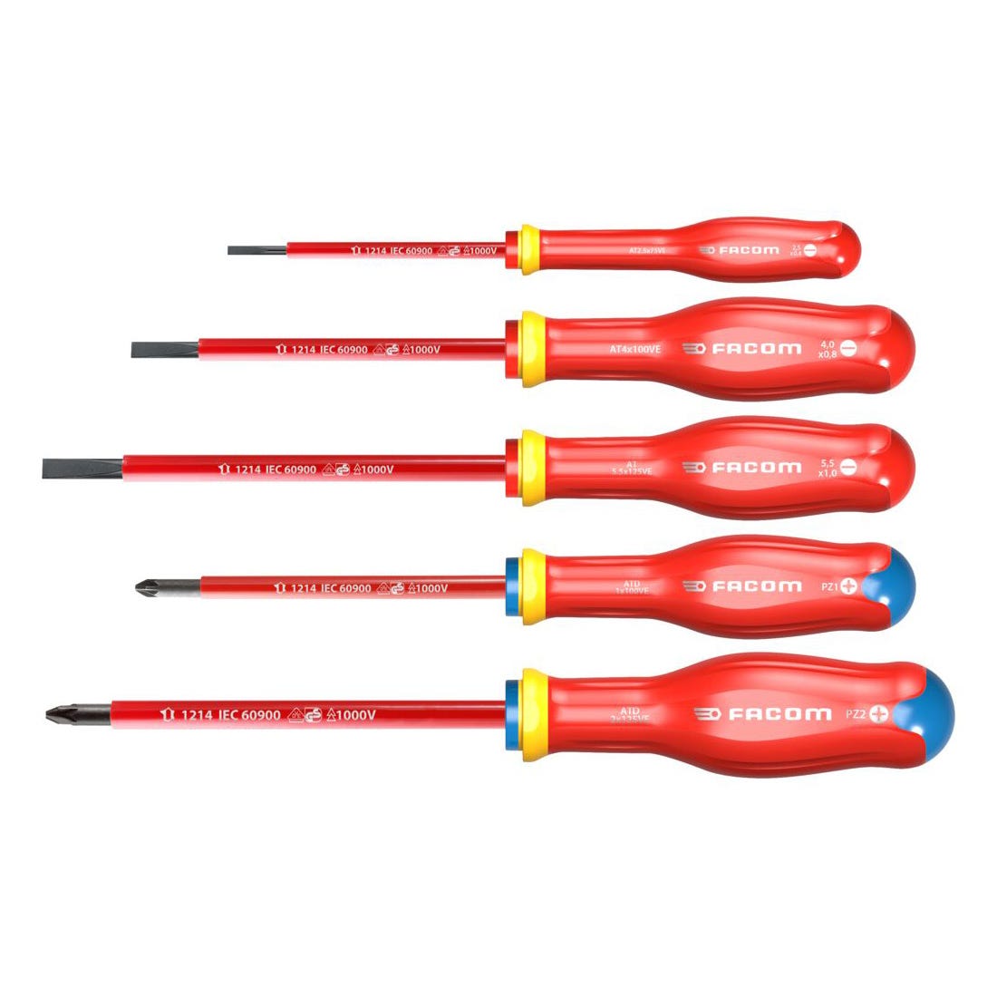 Allen 10pc Industrial Tools Slotted Phillips Screwdriver Combination Set 66617G - Foto 11