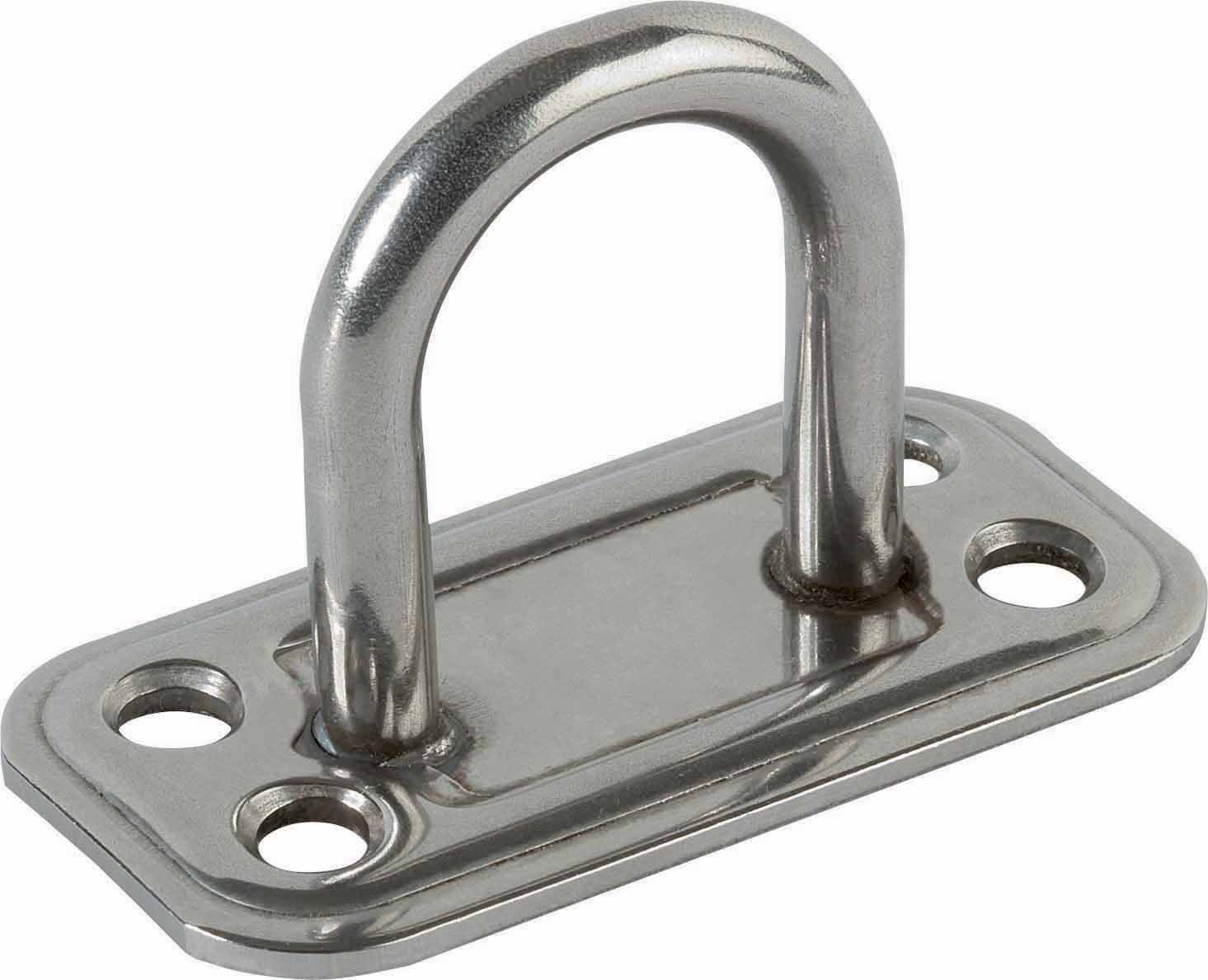 5 Manilles Fixes En Acier Inoxydable SS316 - 2 Pouces, œil Fixe - Pour Marine, Levage, Accrochage