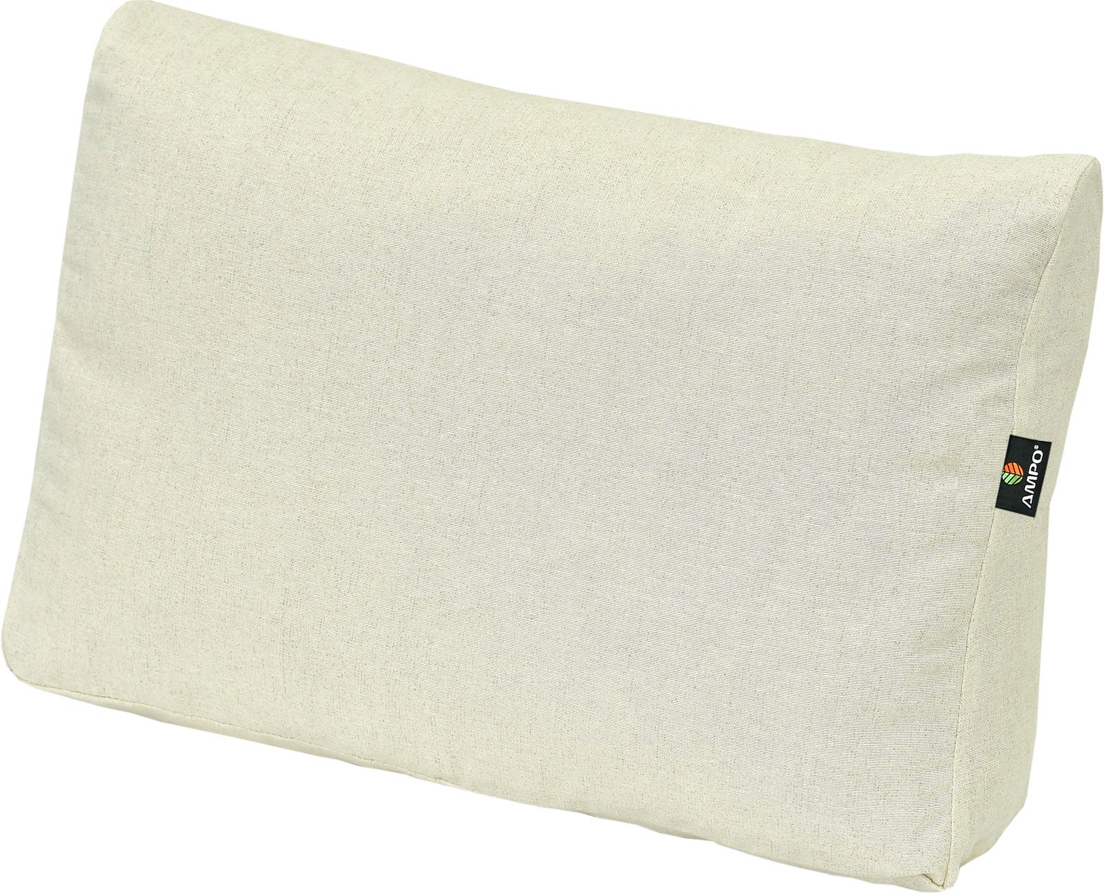 Poduszka na fotel ogrodowy oparcie AMPO wodoodporna jasny beż 1 szt.