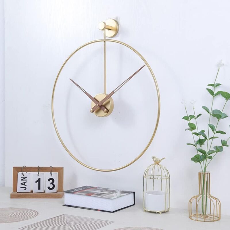 Horloge Murale,Pendule Murales Silencieuse Horloge Moderne Decorative pour Cuisine Chambre Salon Bureau - 50cm - 3