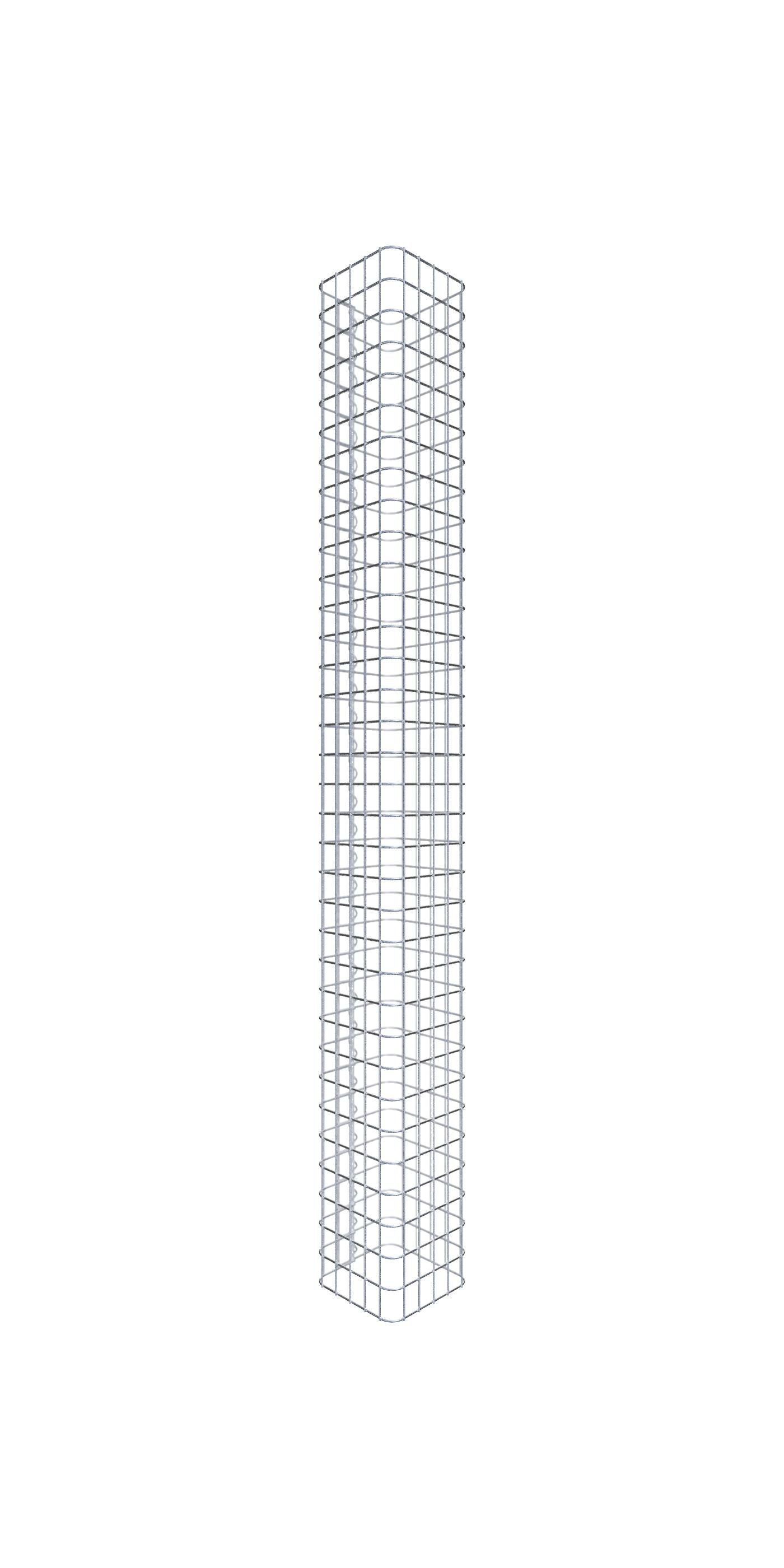 Colonne de gabion carrée, 27 cm x 27 cm, mailles 5 x 5 cm - hauteur ...