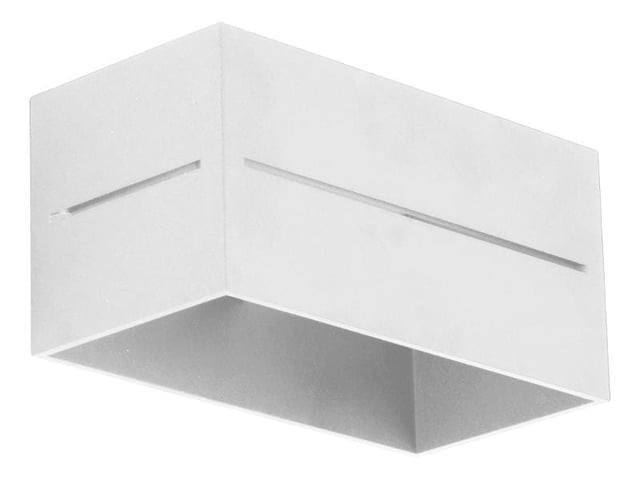 Kinkiet Quado biały 1xG9x40W prostokątny wym: 10 x 20 x 20 cm metal IP20 Lampex