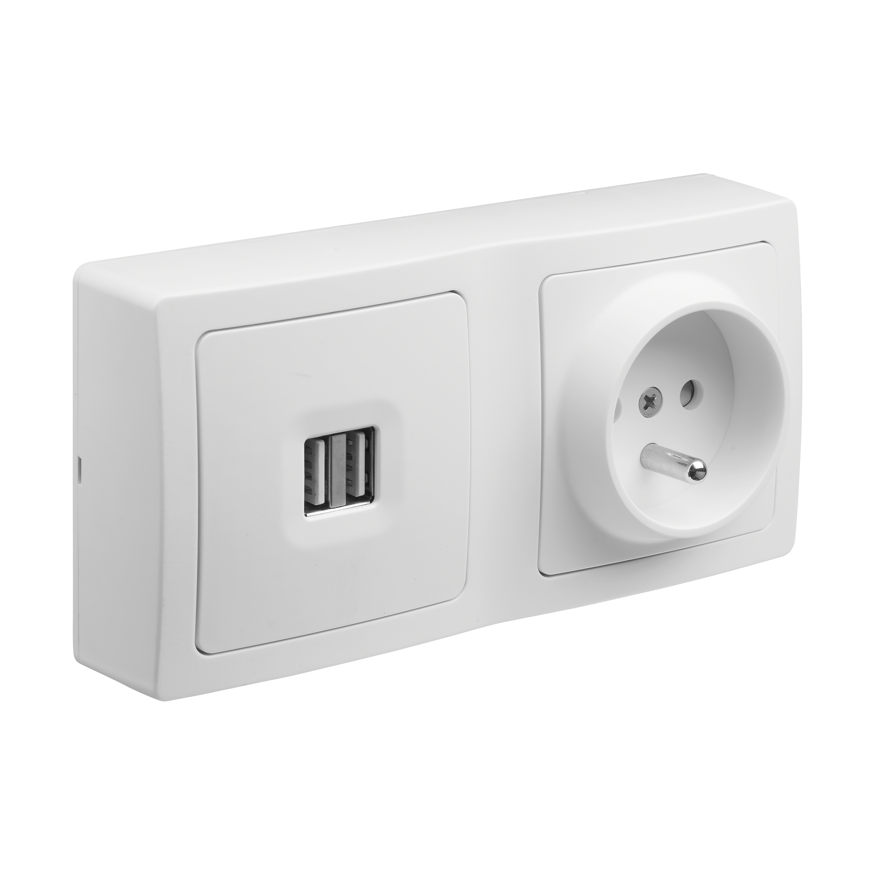 Prise électrique,Prise de courant murale australienne Double USB