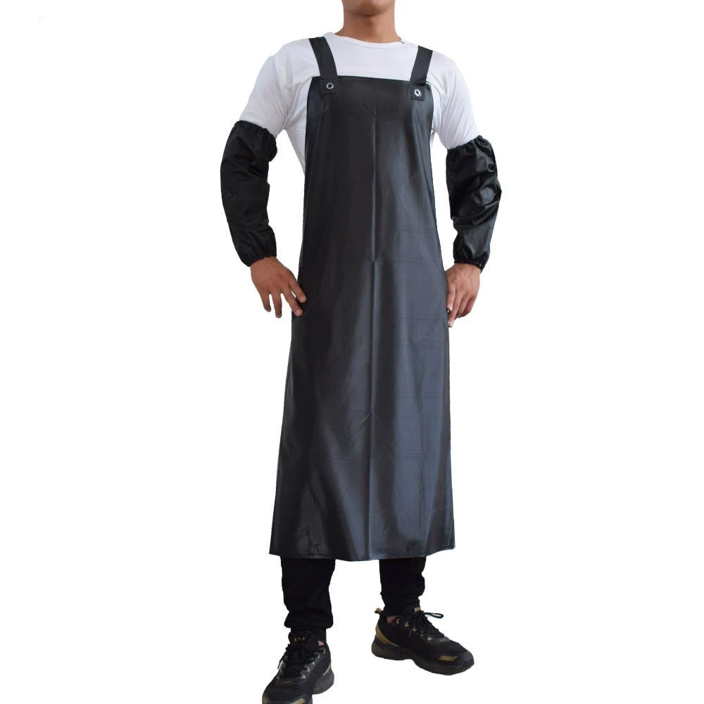 Grembiule impermeabile per uomo, spalline regolabili, grembiule