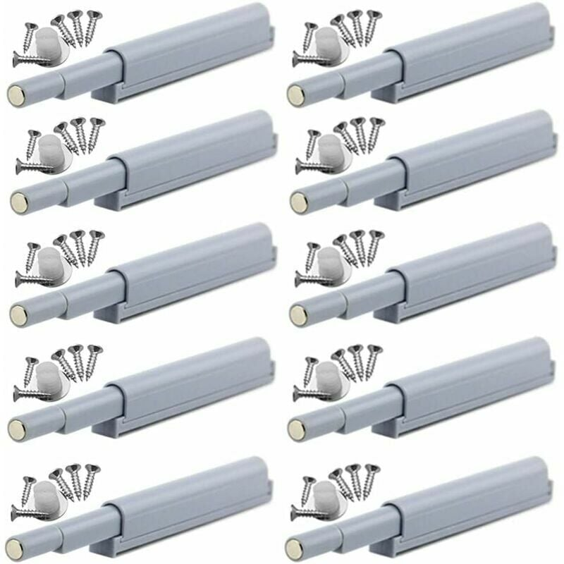 Zamki magnetyczne typu „push-to-open” Zamki magnetyczne typu „push-to-open” otwierają się przy lekkim naciśnięciu (10 sztuk)