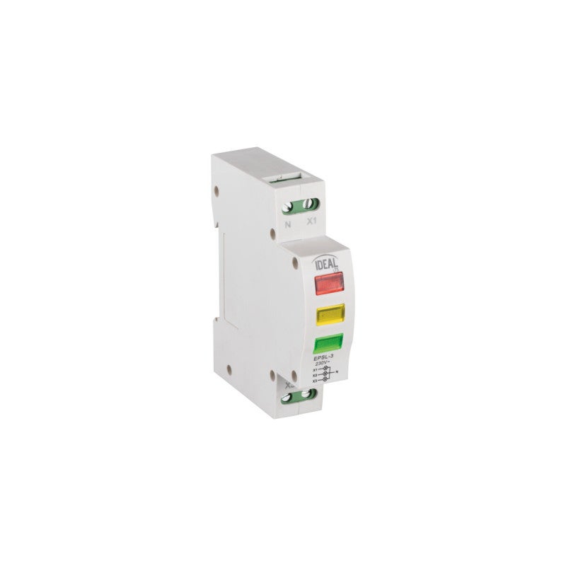 Indicateur De Tension Pour Rail DIN TH35 – Lampe Témoignage Lumineuse Pour Tableau Électrique