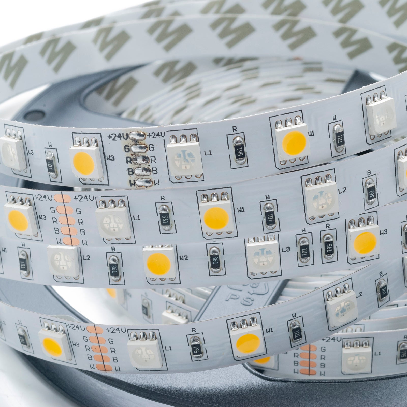 Jeu de bandes LED intelligentes WiFi RGBW RGB 3000K dimmable APP contrôle vocal Google Home Amazon Alexa domotique - 2