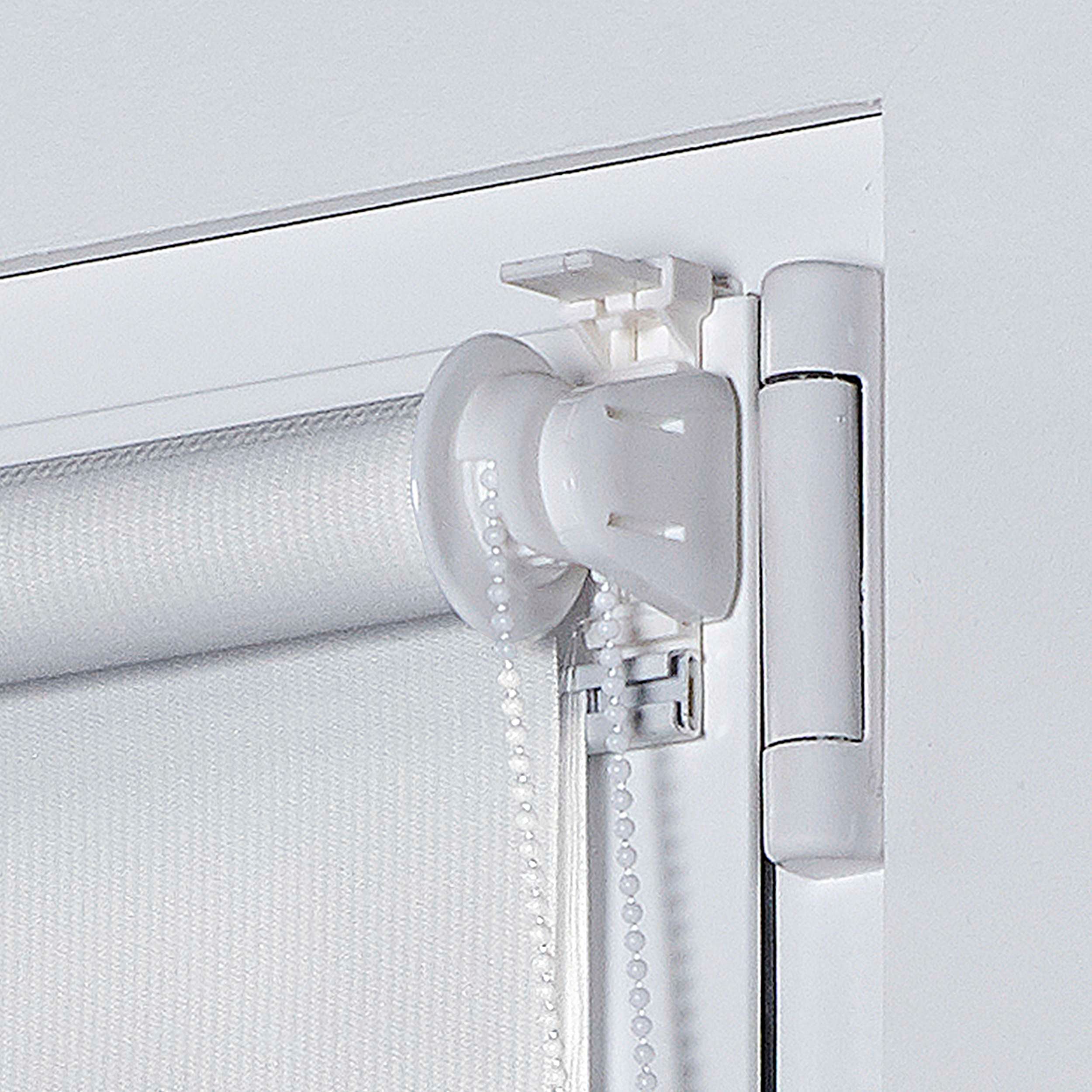 Estor de rolo EasyFix Dia/Noite, estore de instalação sem furos Branco, 60 x 180 cm - 4