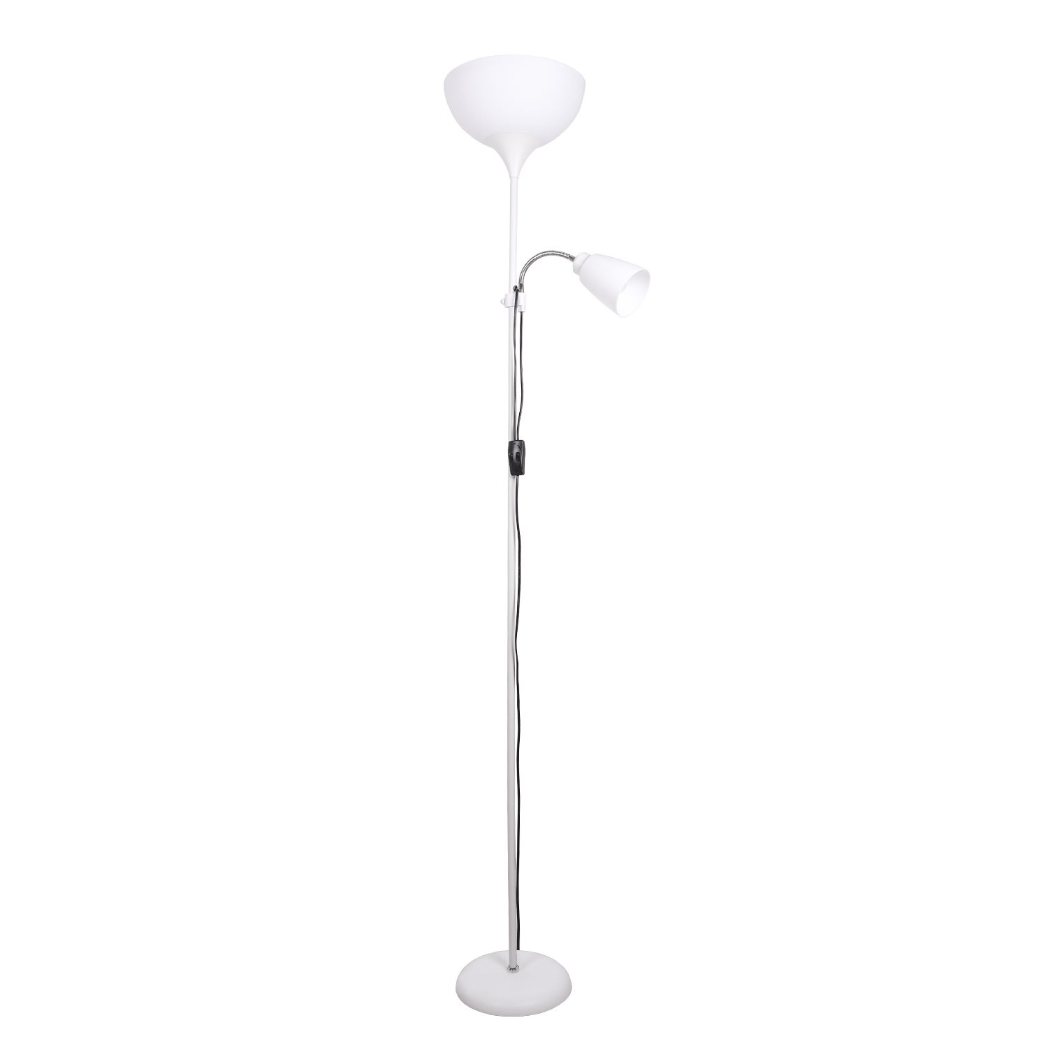 Lampadaire à double éclairage modèle VARESE blanc INTERLUSA - 5
