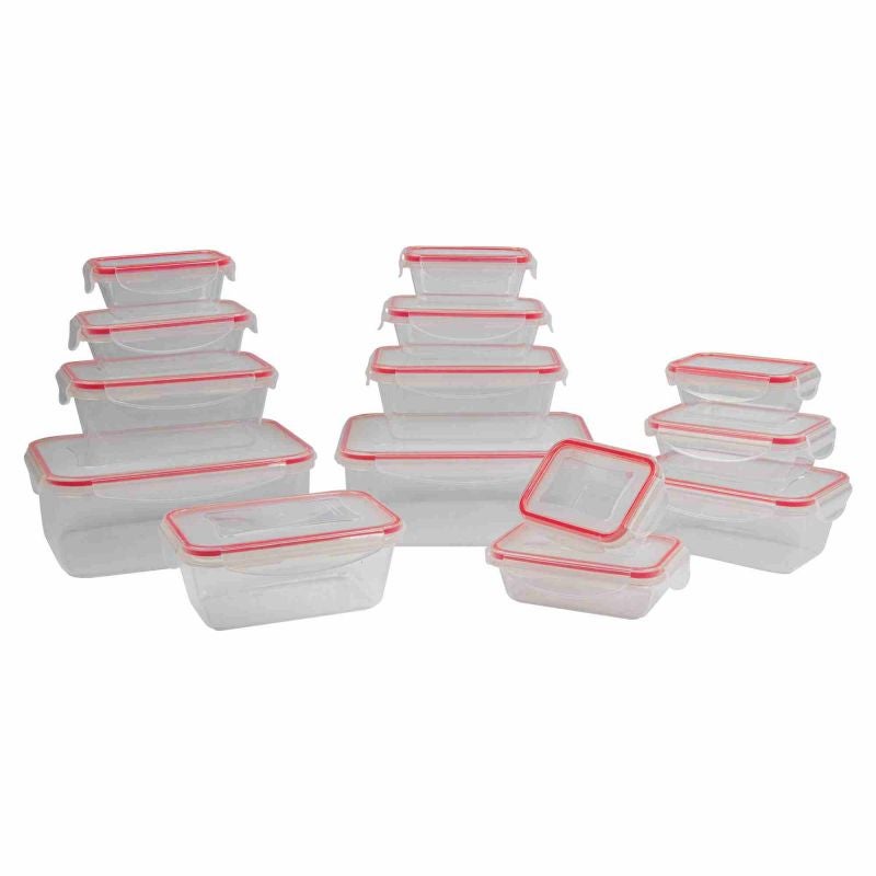4x Boîte De Conservation Alimentaire En Verre - Boîte Hermétique Rectangulaire