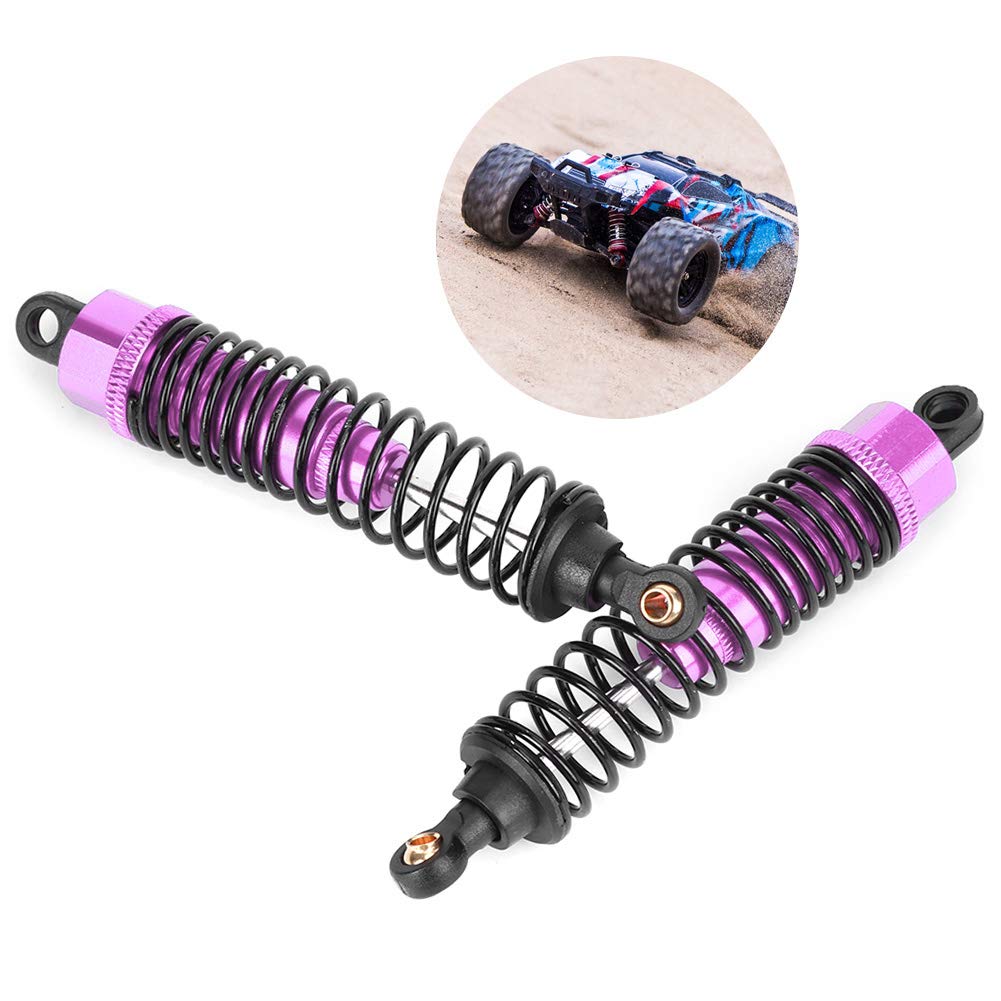 Ammortizzatore in metallo viola per modello di auto RC HSP 2 pezzi 1/10 Alta stabilità Design robusto e perfetto Installazione (110 MM) - 3