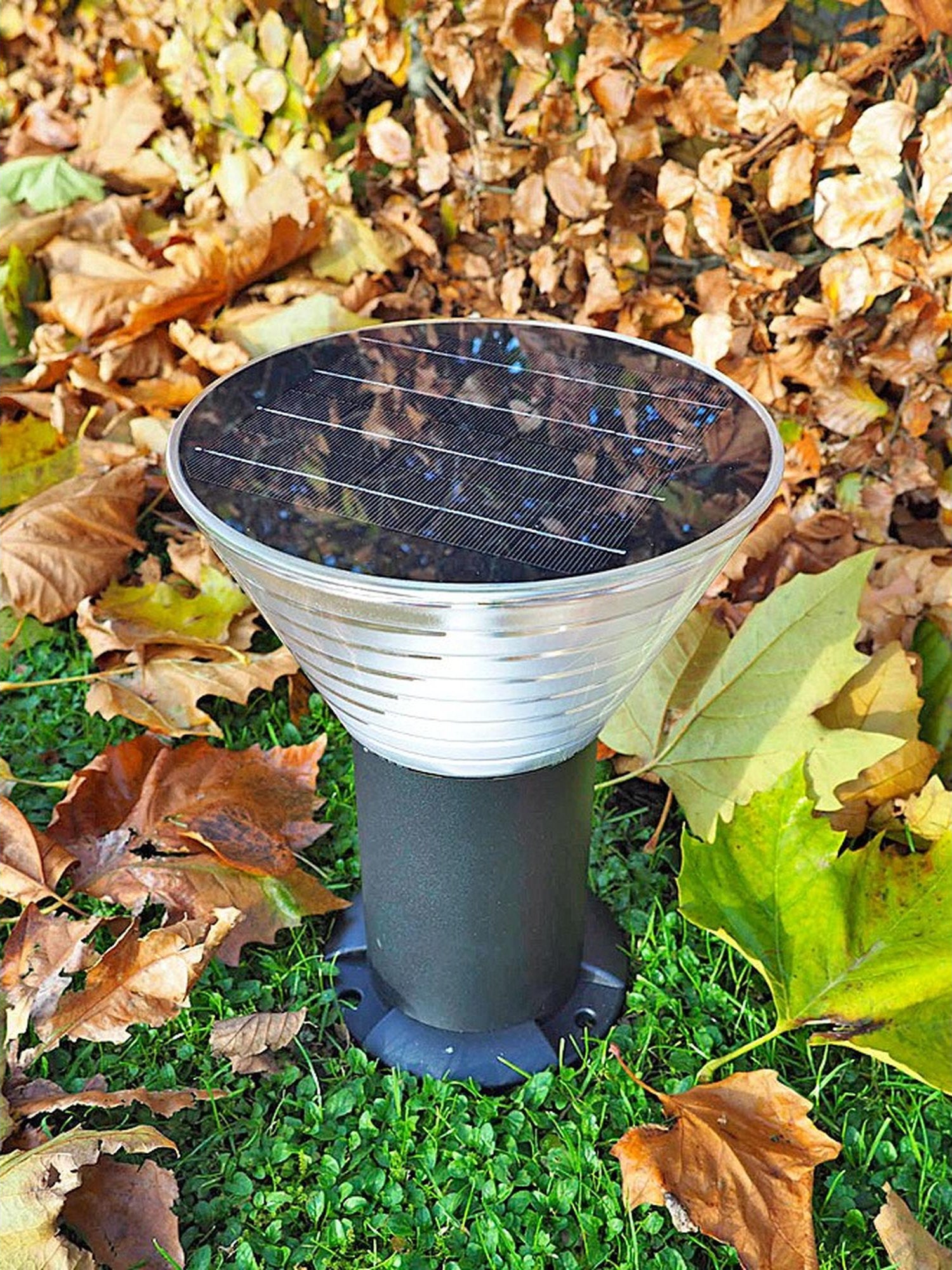 Lampe solaire Iplux® Rome sur pied 30cm - Haute qualité - Durée de combustion 15 heures - 5