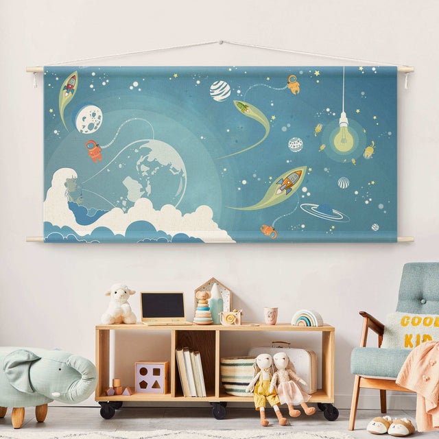Tenture murale - No.MW16 Espace coloré 200 x 100 cm