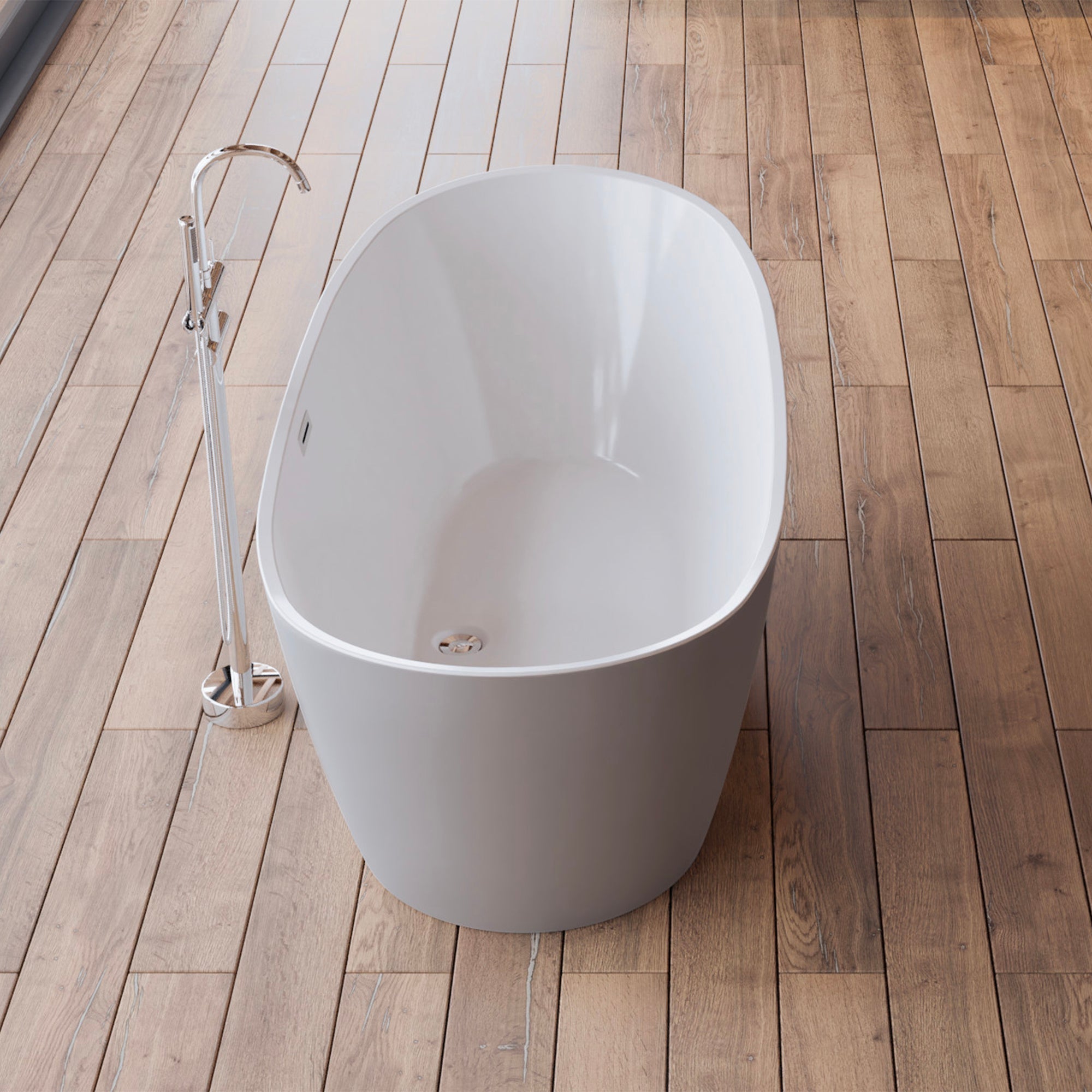 Baignoire Ilot Venecia 170 grise 170 x80 x57 cm, by SPALINA - 5