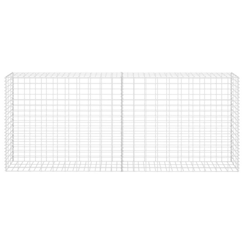Cesta de gaviones de acero galvanizado 85x30x200 cm vidaXL - 3