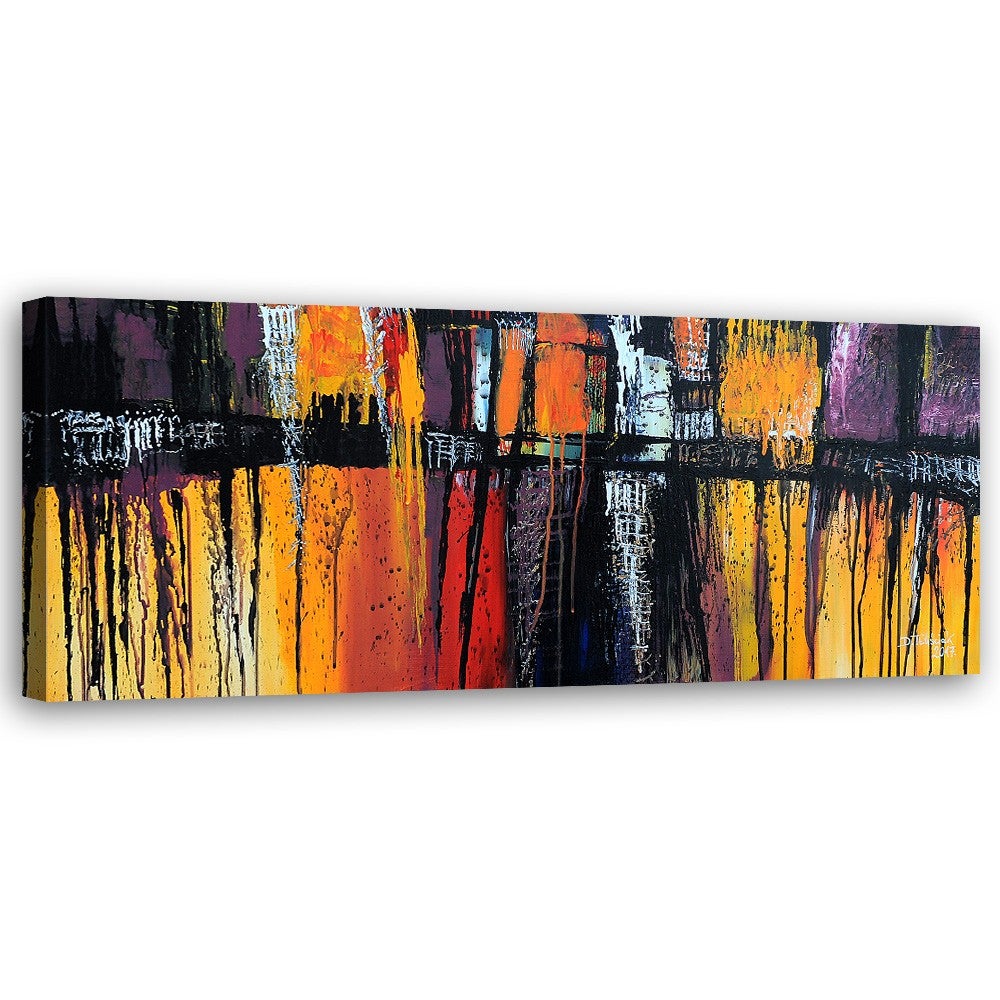 Obraz, Kolorowa abstrakcja 150x50
