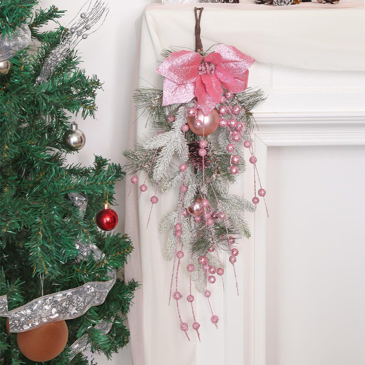 16 Pezzi Di Decorazioni Natalizie Con Stelle Di Natale Finte Glitterate Decorazioni Floreali Per Alberi Di Natale Con Mollette Ghirlande Natalizie Fai Da Te Per Feste A Casa 77822428 16 Pezzi Di Decorazioni Natalizie Con Stelle Di Natale Finte Glitterate Decorazioni Floreali Per Alberi Di Natale Con Mollette Ghirlande Natalizie Fai Da Te Per Feste A Casa 77822428