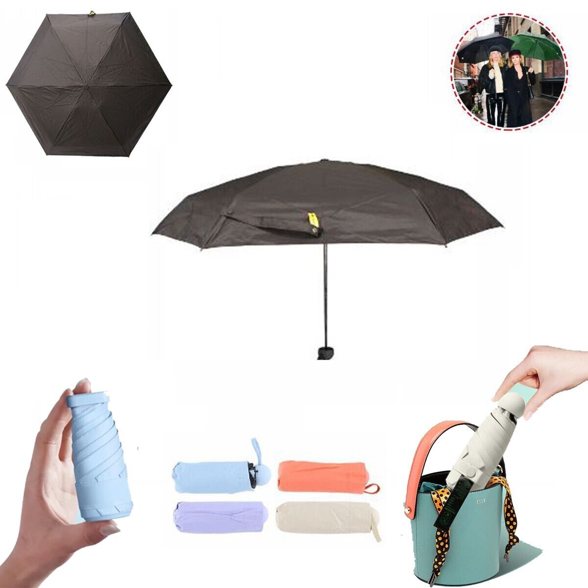 Ombrello da Borsa | Design Compatto e Robusto