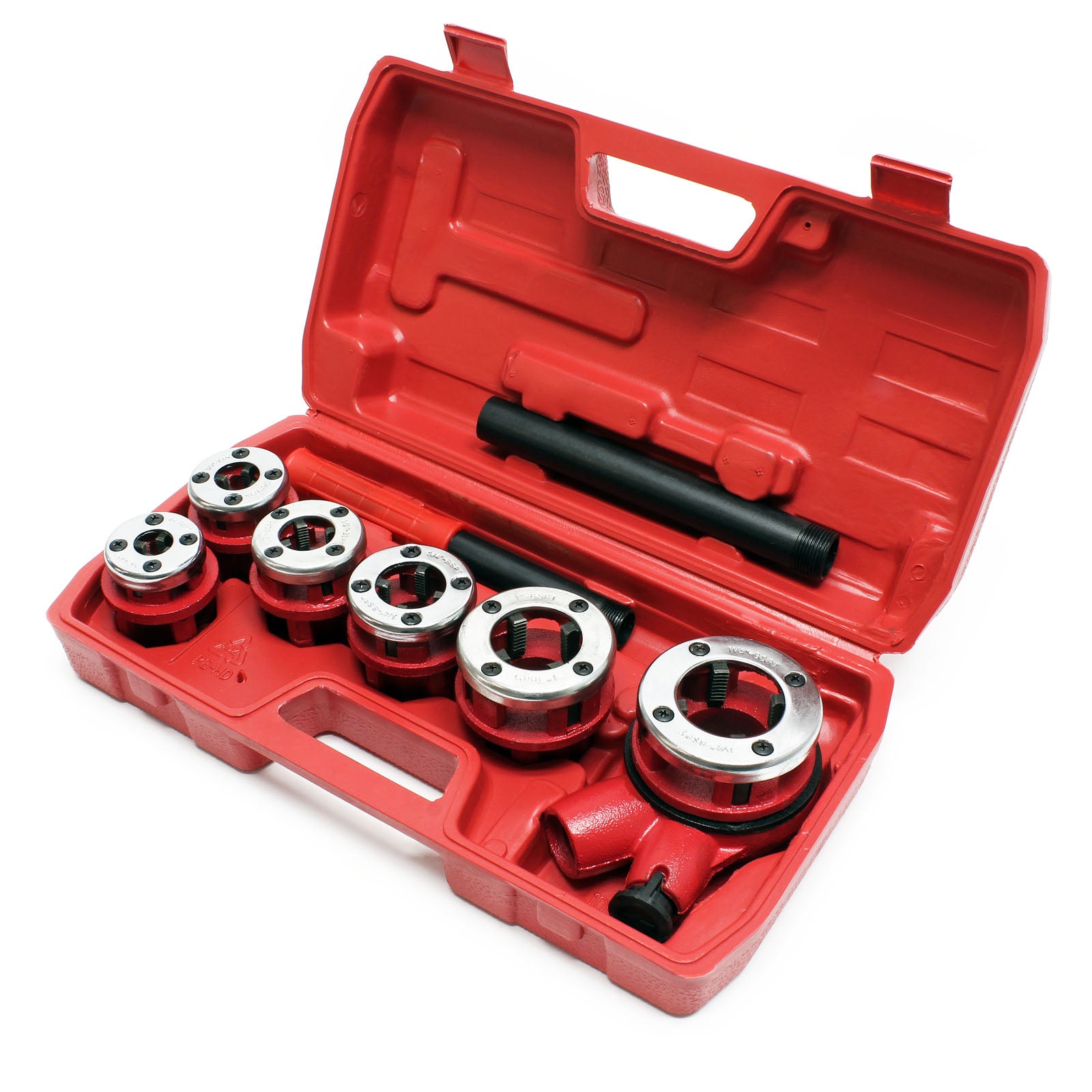 Coffret Filières de plombier à Tête interchangeable Taraud Coupe-tube 9 Pièces Outil - 2