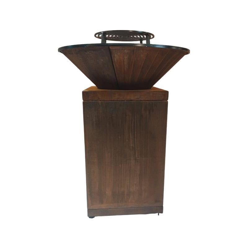 BRASERO COULEUR CORTEN diamètre 75cm - 3