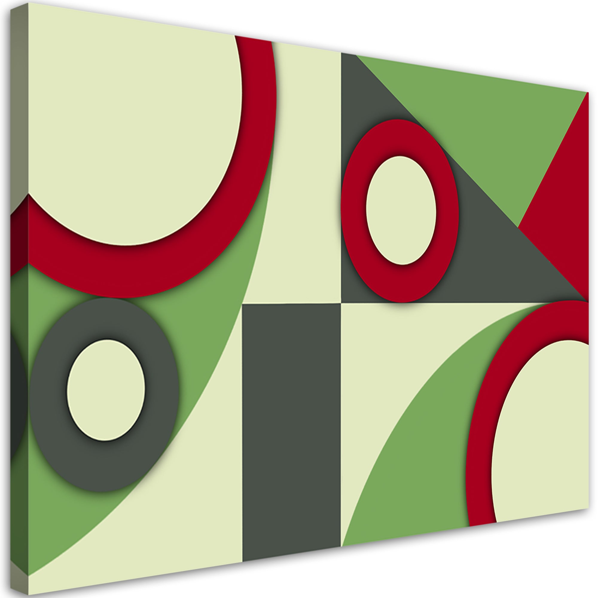 Obraz na płótnie, Geometryczne kształty abstrakcja 60x40