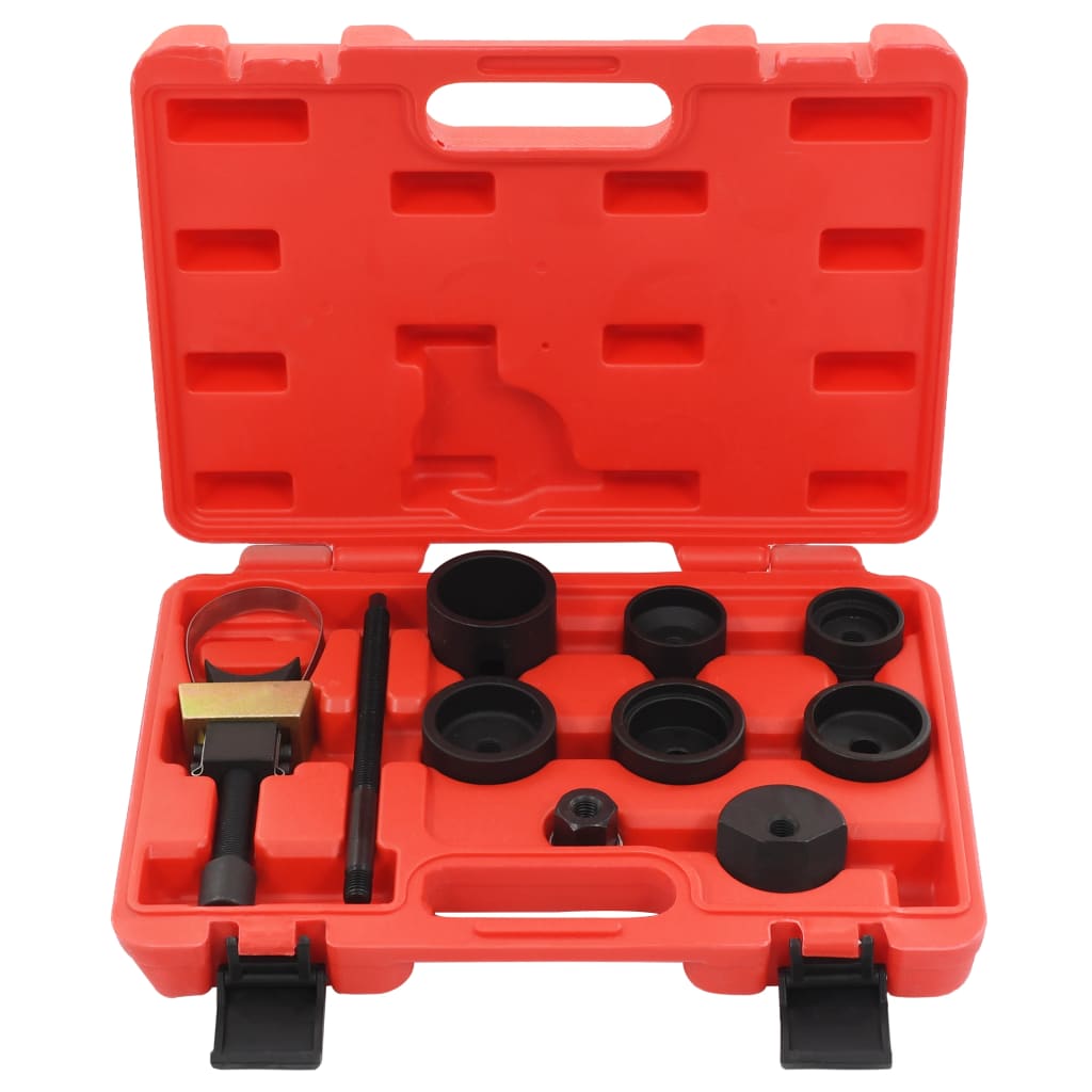 Jeu De 7 Douilles De Guidage D'essieu KS TOOLS 440.0270 - Pour Essieux Arrière Mercedes (compatible Modèle à Vérifier)