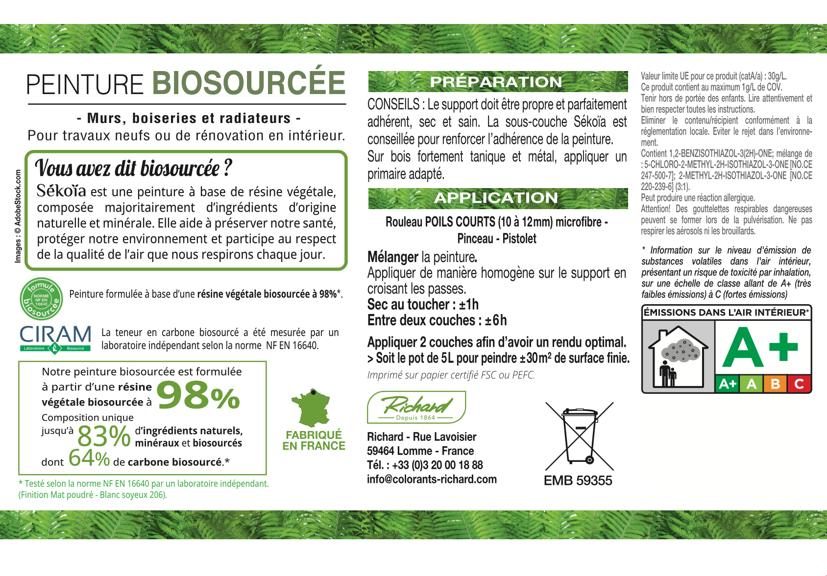 Peinture Terracota Rose 115- Sékoïa Biosourcée Mat - 5 l - 3