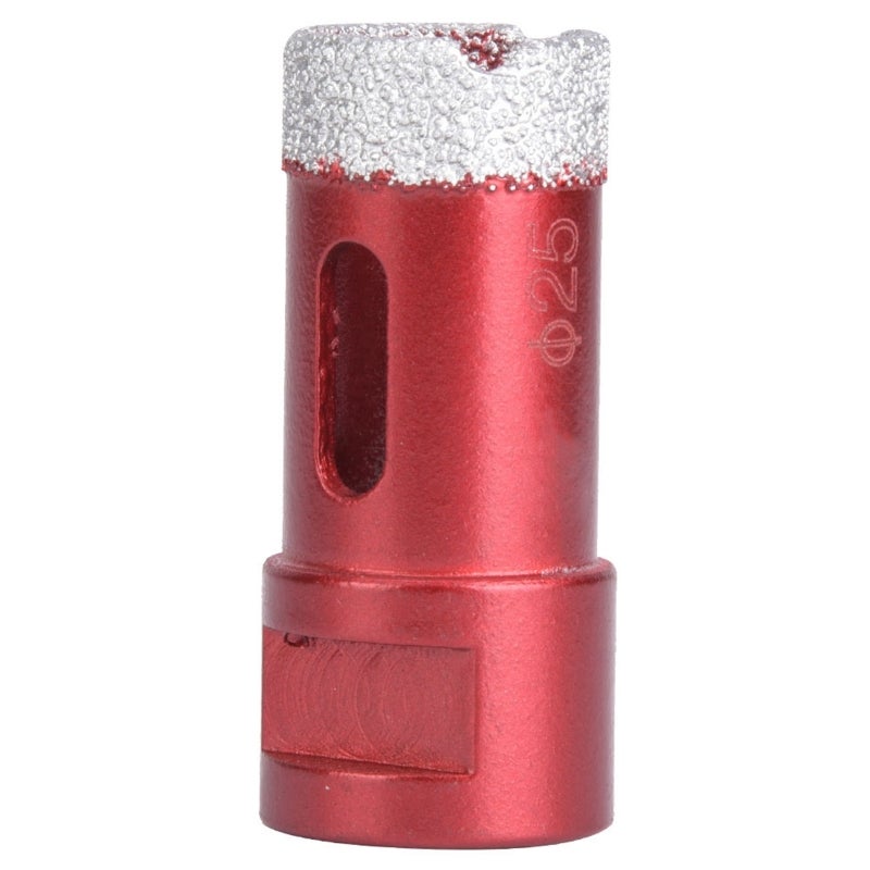 Scie cloche diamantée M14 pour meuleuse d'angle, pour marbre, carrelage et céramique, 25 mm - 2