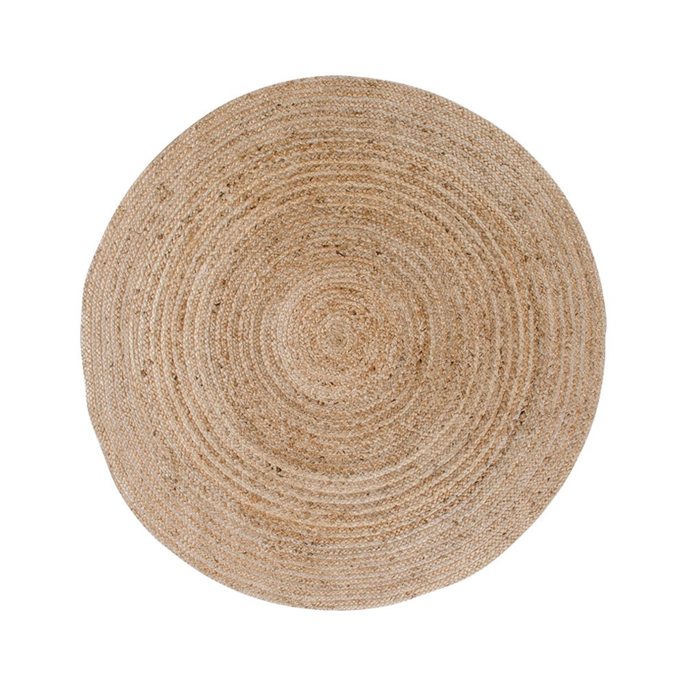 Broom dywan Ø90 cm z juty naturalny.