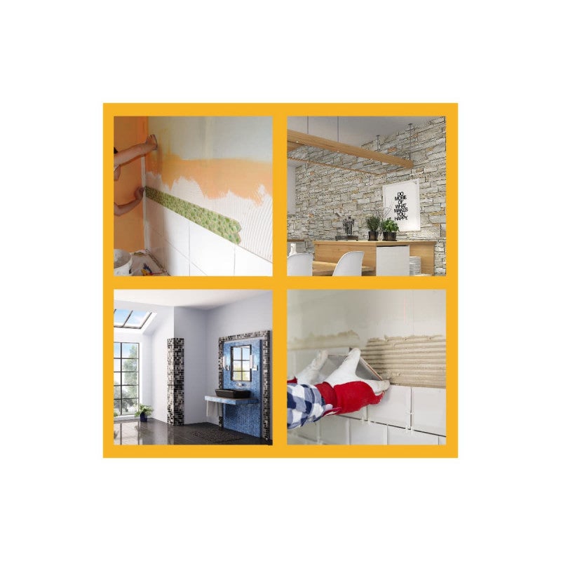 Colle à carrelage en pâte D1-ET - SIKA SikaCeram-300 Plaquette de parement- Blanc - 15kg - 3