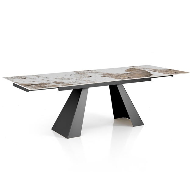 Tavolo Da Pranzo Rettangolare 160x90 Cm – Effetto Legno, Base In Legno Massello – Stile Rustico Per Cucina E Sala