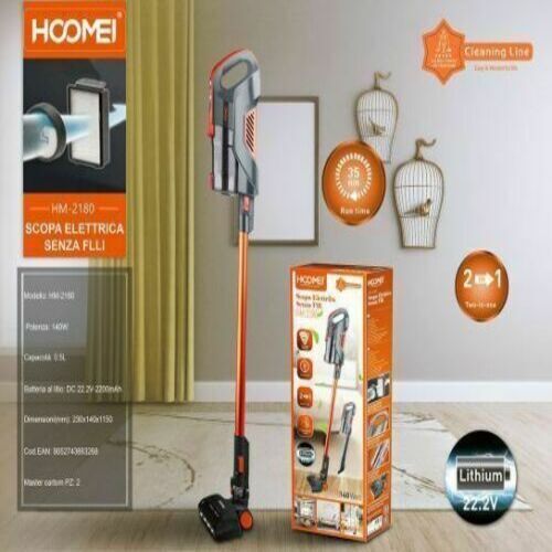 Aspirapolvere Senza Fili 120W Scopa Elettrica Ricaricabile WIRELESS