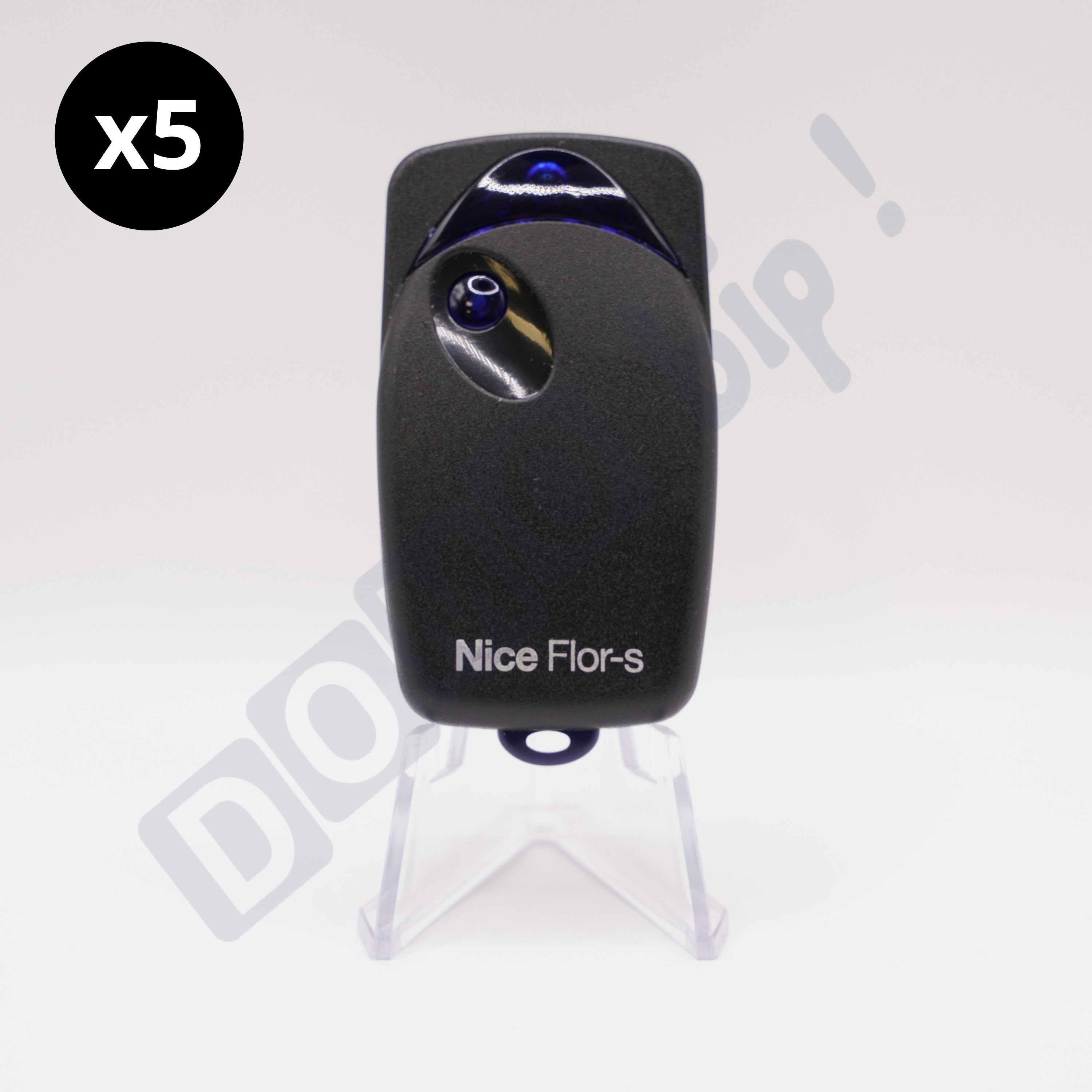 Lot de 5 télécommandes NICE FLO1R-S - 1 canal 433,92 MHz + 1 goodies ...