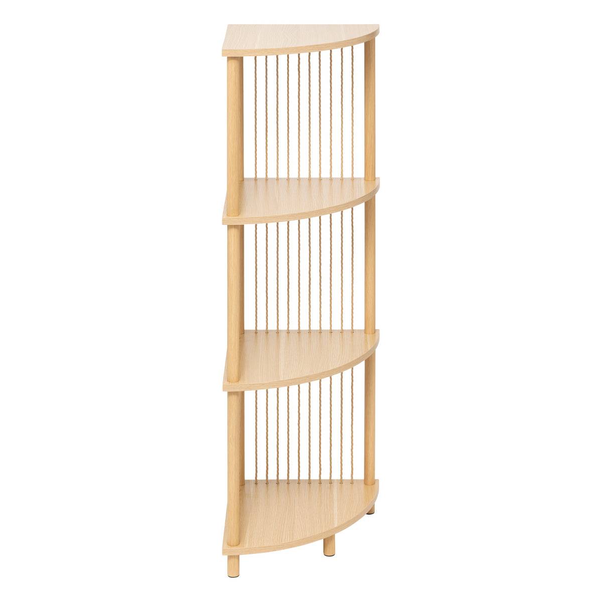 5Five Simply Smart 5Five, Scaffale Angolare Kord 4 Livelli Effetto Legno Chiaro , Leroy Merlin