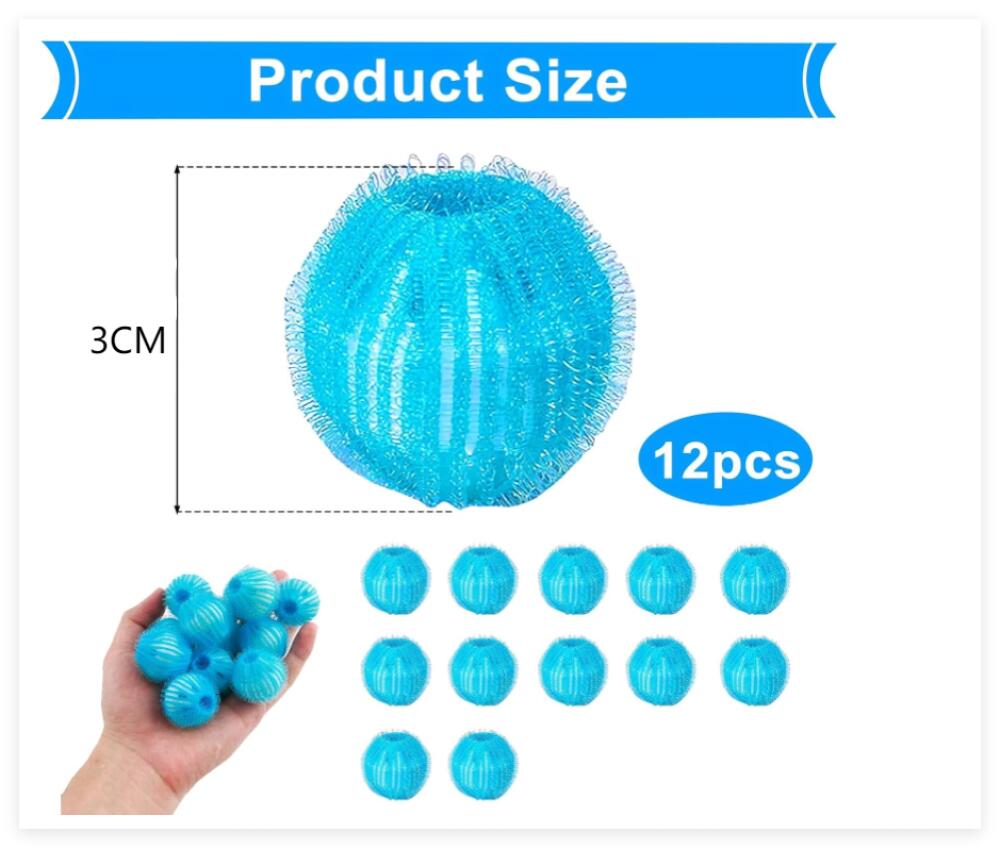 Poils Machine Laver Boule Anti Poil Machine Laver -Rutilisables Pour