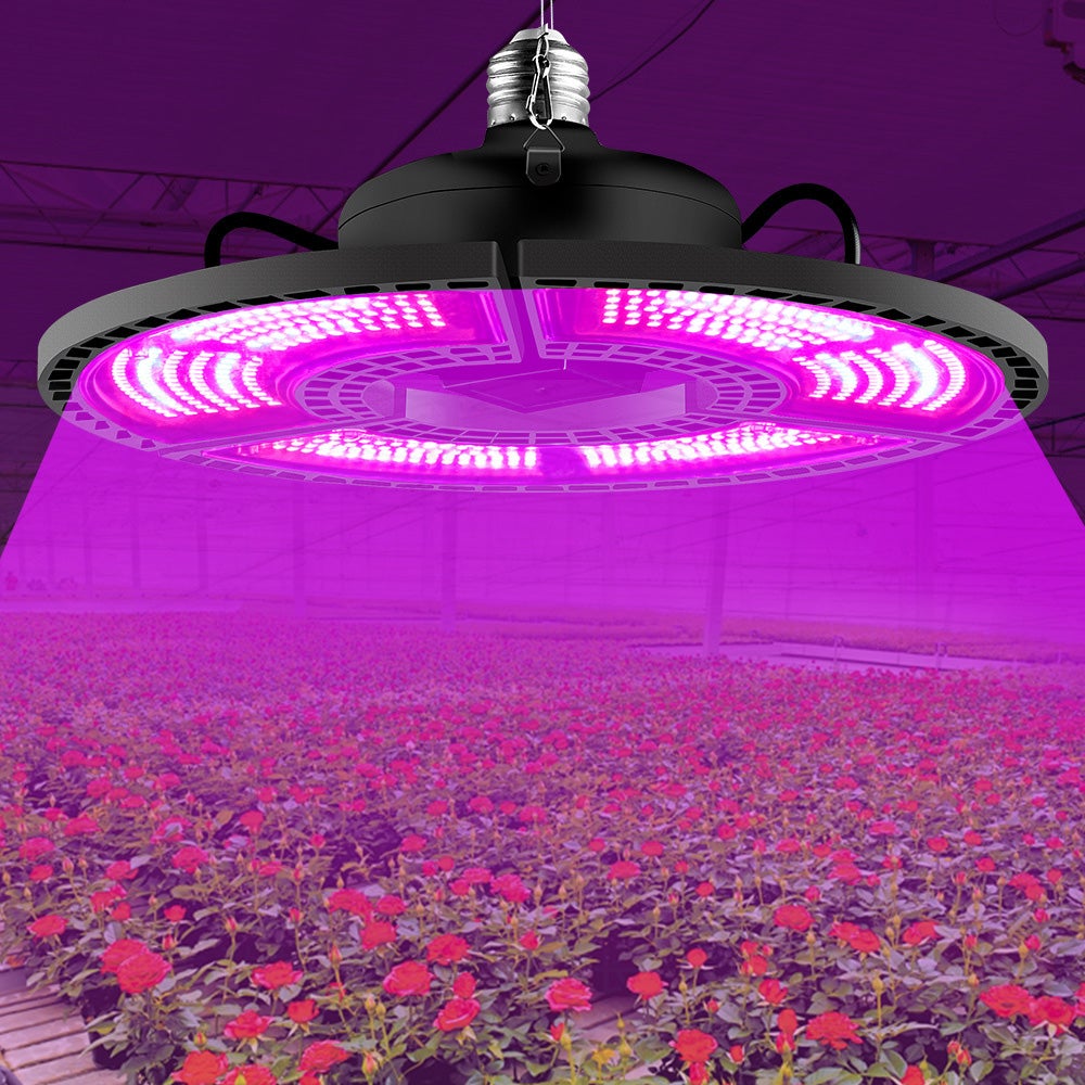 BBSolar WiFi Lámpara De Cultivo De Plantas Espectro Completo 138 LED 2500LM - Control Con Alexa Y Google Home, 24H